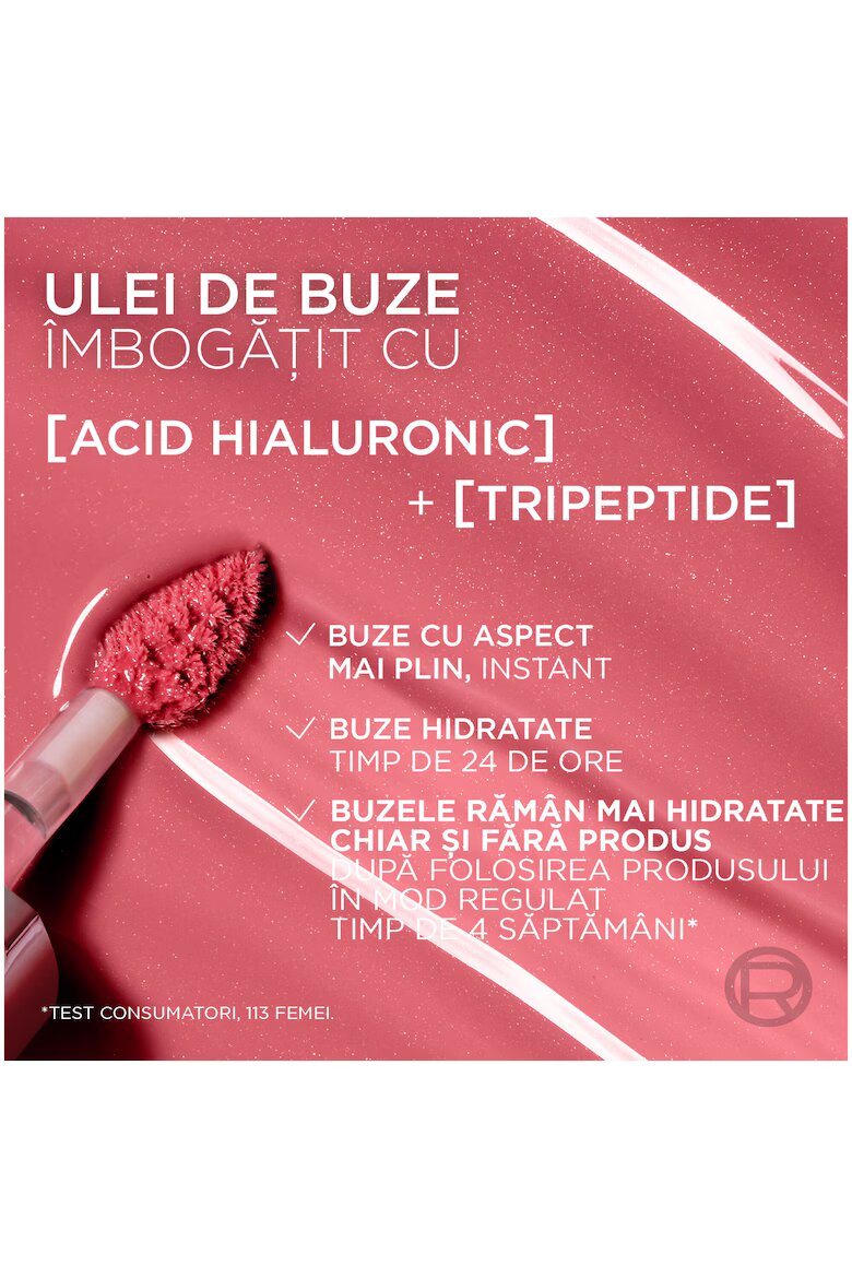 L'Oreal Paris Масло за устни Plump Ambition Hyaluron Lip Oil с обемен ефект 5 мл Wine O'Clock