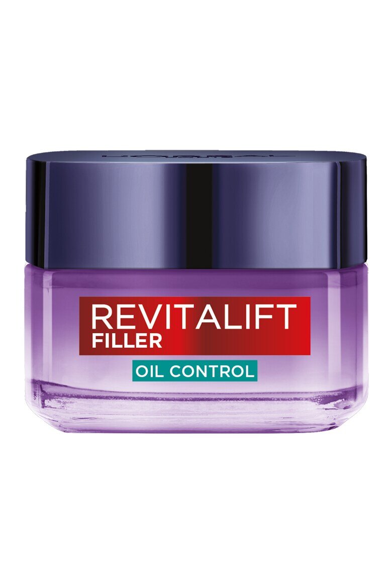 L'Oreal Paris Матиращ гел-крем Revitalift Filler Съдържа хиалуронова киселина и салицилова киселина Уплътнява и намалява порите 50 мл