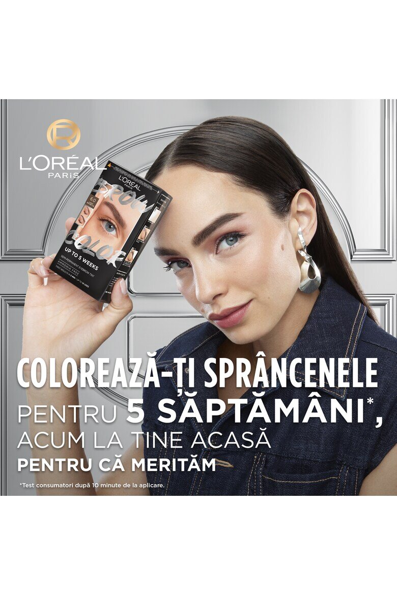 L'Oreal Paris Полуперманентен комплект за боядисване на вежди Brow Color Light Brunette