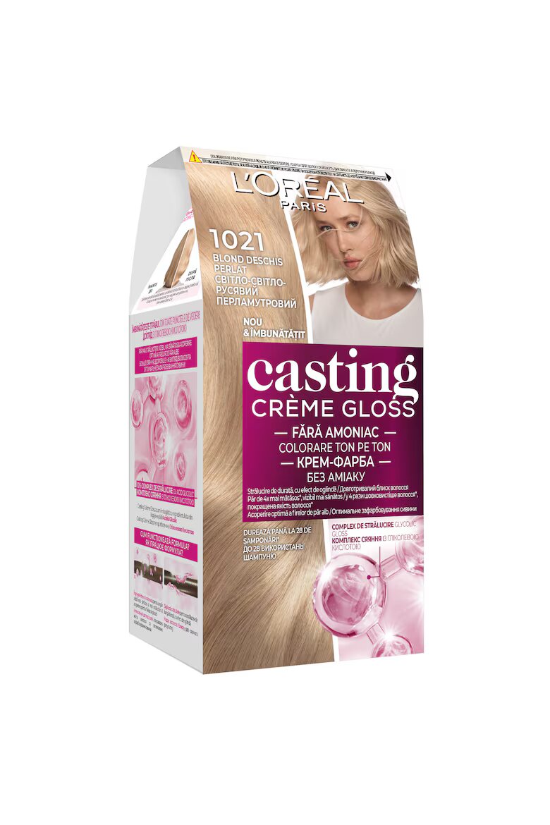 L'Oreal Paris Полутрайна боя за коса без амоняк Casting Creme Gloss1 10.21