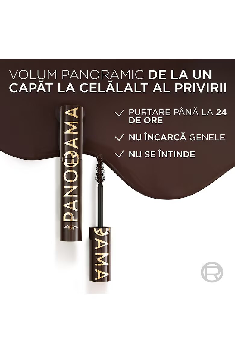 L'Oreal Paris Спирала Panorama Chromatic by Volume Million Lashes Обем от единия до другия край 9.9 мл Кафява кожа