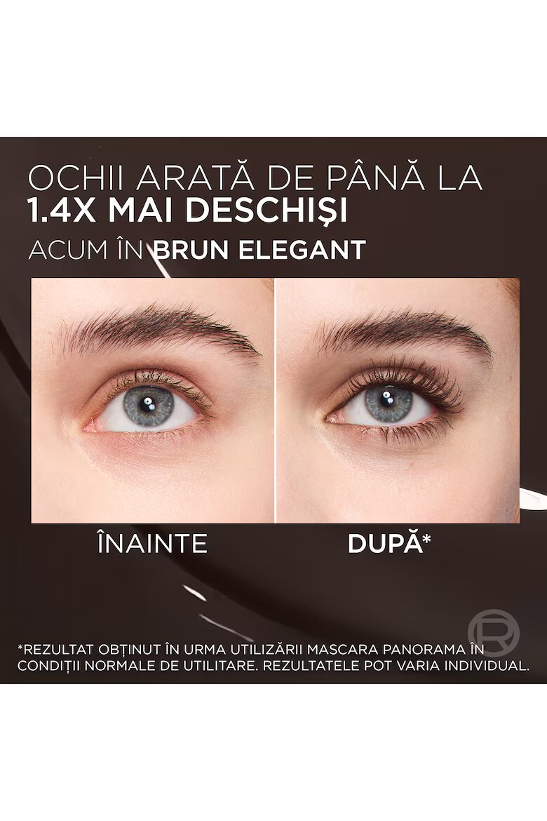 L'Oreal Paris Спирала Panorama Chromatic by Volume Million Lashes Обем от единия до другия край 9.9 мл Кафява кожа