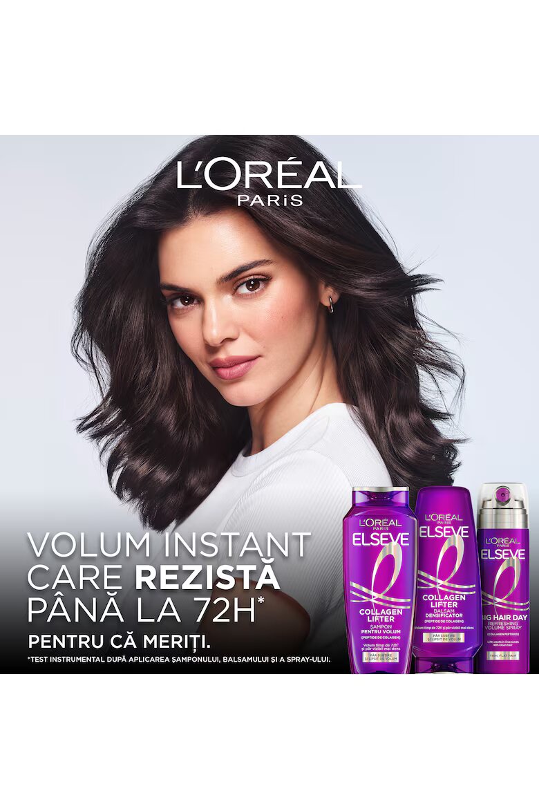 L'Oreal Paris Спрей за обем на косата Elseve Collagen Lifter Съдържа колагенови пептиди Повдига косата от корена за 3 секунди 200 мл