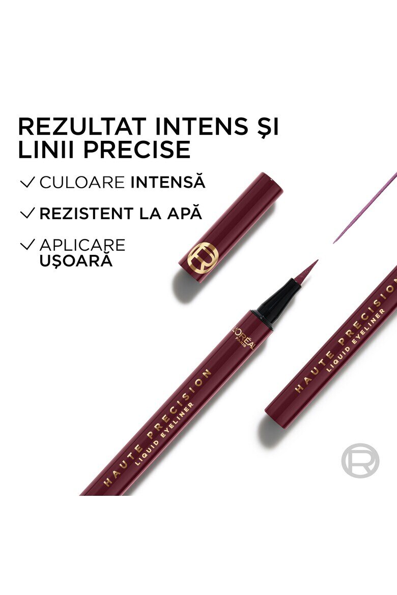L'Oreal Paris Течна очна линия Haute Precision Устойчива на размазване Водоустойчива 1 мл Bordeaux Cashmere