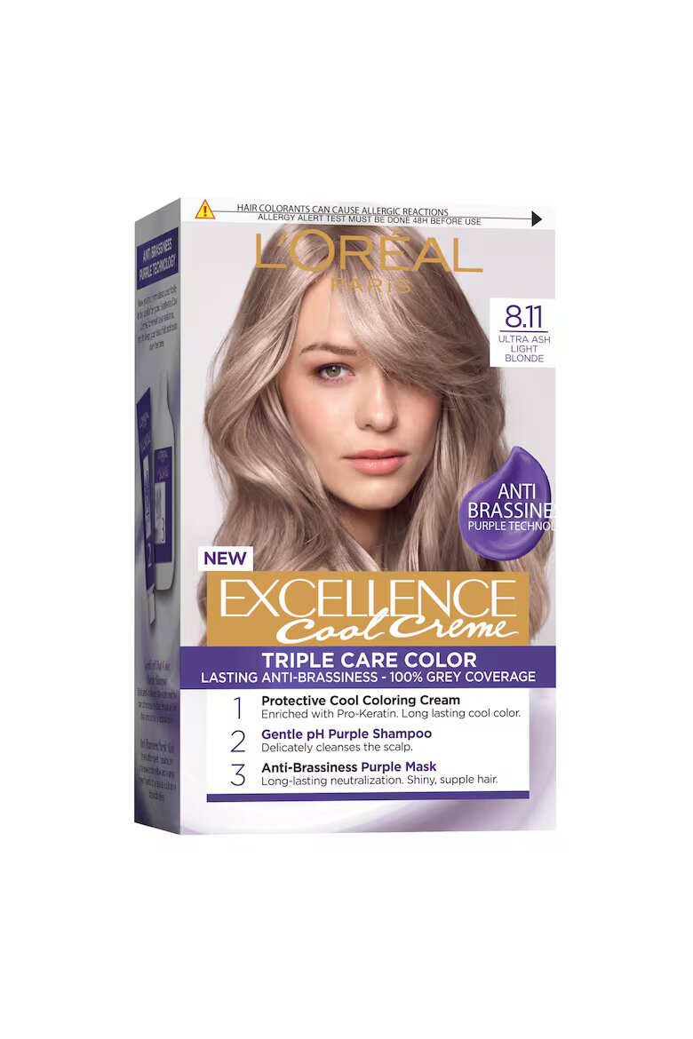 L'Oreal Paris Трайна боя за коса с амоняк Excellence Cool Creme.