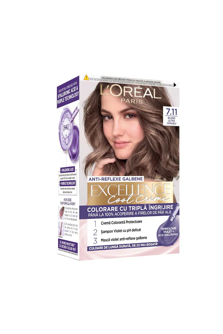 L'Oreal Paris Трайна боя за коса с амоняк Excellence Cool Creme.
