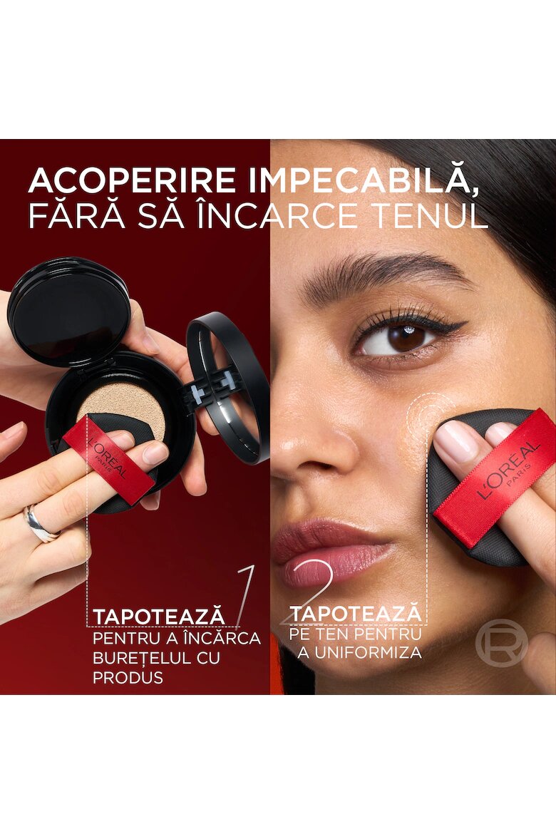L'Oreal Paris Устойчив фон дьо тен тип къшън Infaillible Fresh Wear Лека формула 24-часово покритие 11 гр N100