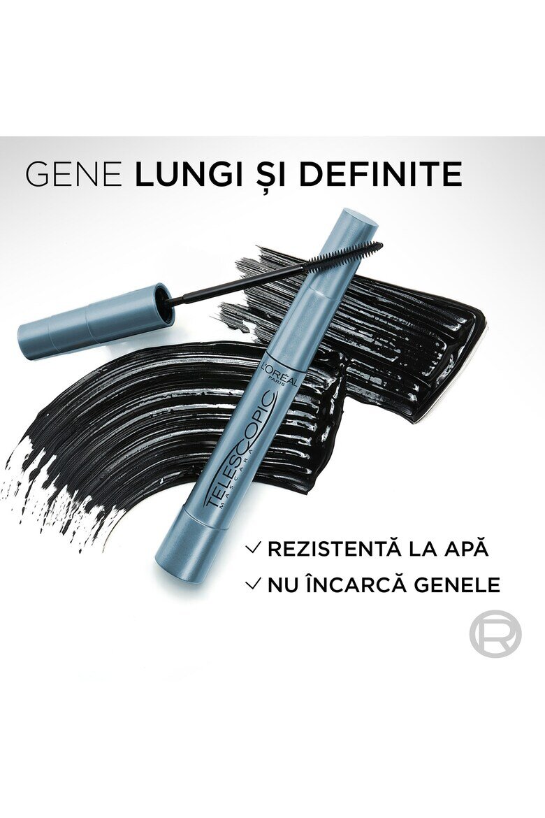 L'Oreal Paris Водоустойчива спирала за мигли Telescopic Waterproof Black За екстремно удължаване 8.3 мл
