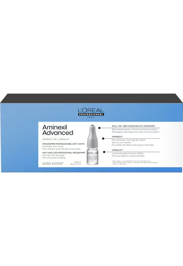 LOreal Professionnel Ампули против косопад Serie Expert Aminexil Advanced - с Aminexil и Omega 6 - 252 мл