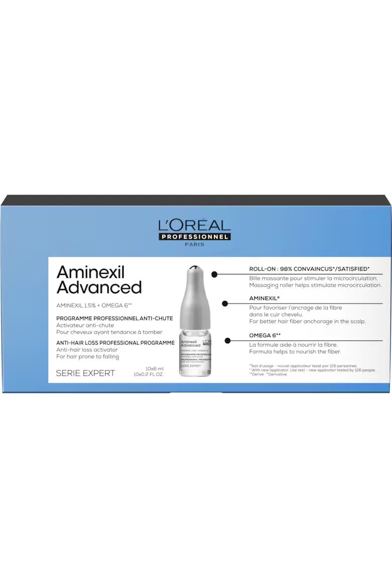 L'Oreal Professionnel Ампули против косопад Serie Expert Aminexil Advanced с Aminexil и Omega 6 60 мл