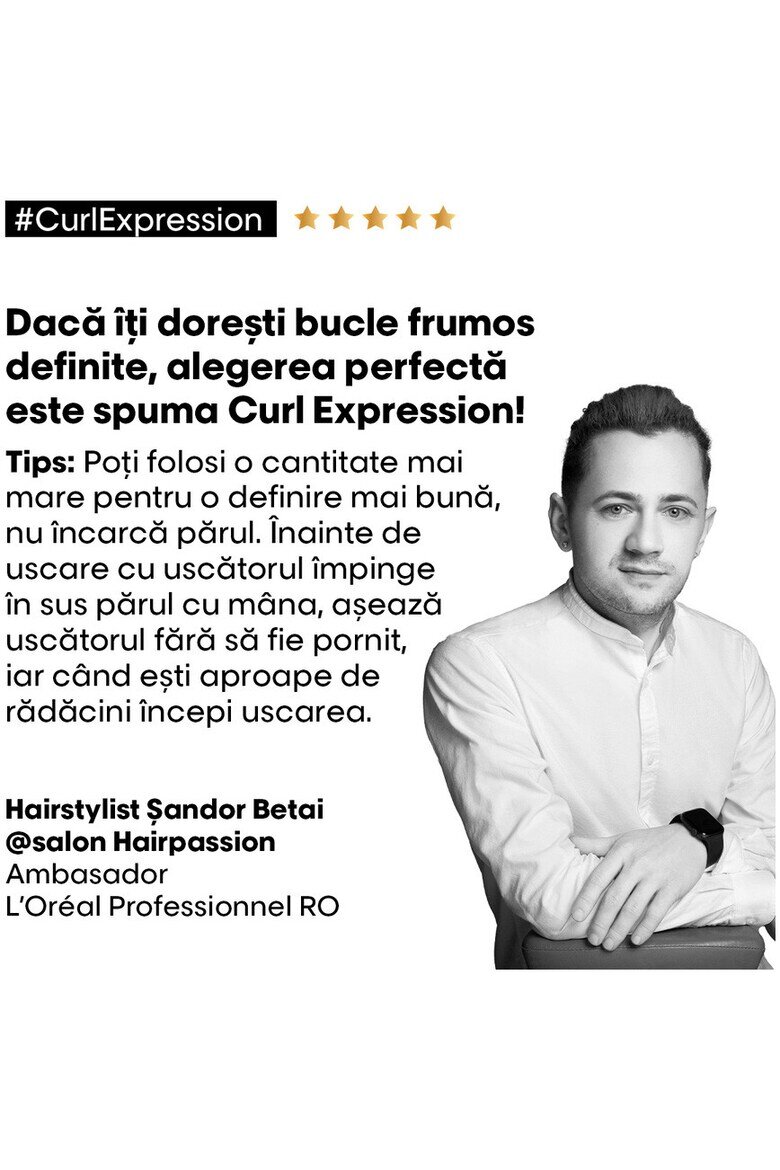 L'Oreal Professionnel Крем -пяна за коса 10 В 1 L'Oréal Professionnel Serie Expert Curl Expression Без изплакване 250 мл