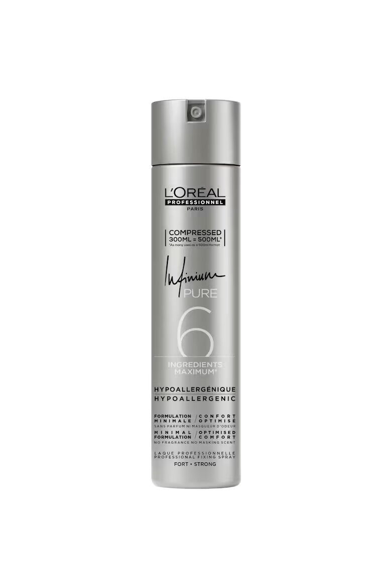 L'Oreal Professionnel Лак за коса Infinium Pure Strong Силна фиксация 300 мл