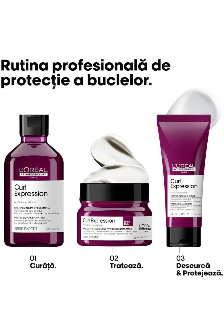 L'Oreal Professionnel Професионален шампоан Serie Expert Curl Expression за всички типове вълниста коса 300 ml Без остатъци