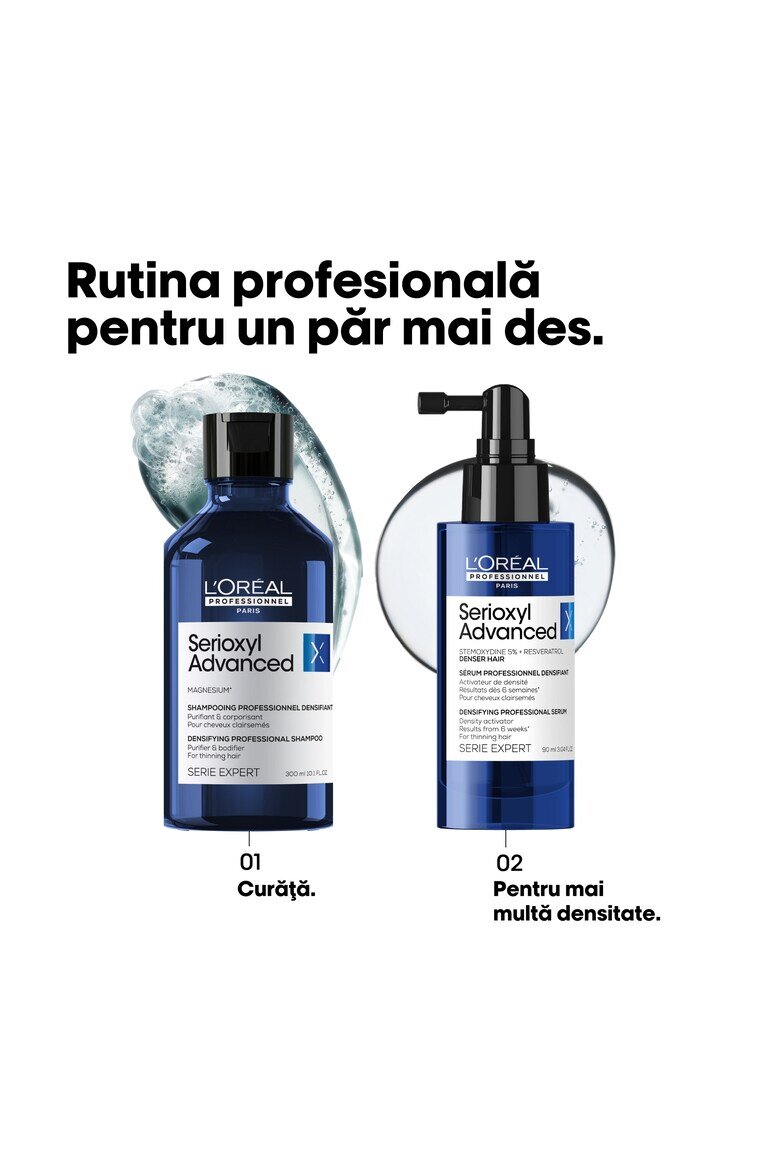 L'Oreal Professionnel Sampon pentru par L'Oréal Professionnel Serie Expert Serioxyl Advanced sampon purificator & pentru mai multa densitate pentru par fin 500ml 300 мл