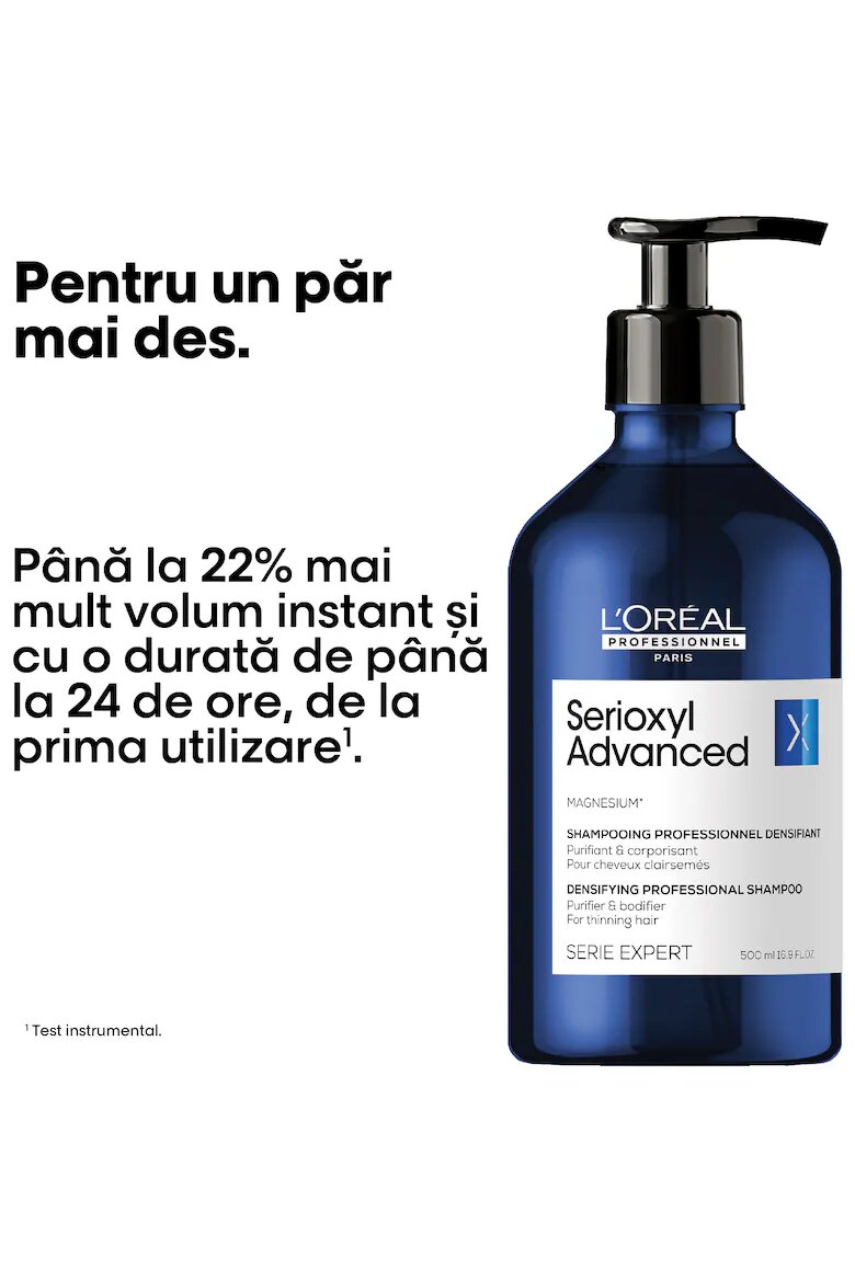L'Oreal Professionnel Sampon pentru par L'Oréal Professionnel Serie Expert Serioxyl Advanced sampon purificator & pentru mai multa densitate pentru par fin 500ml 500 мл