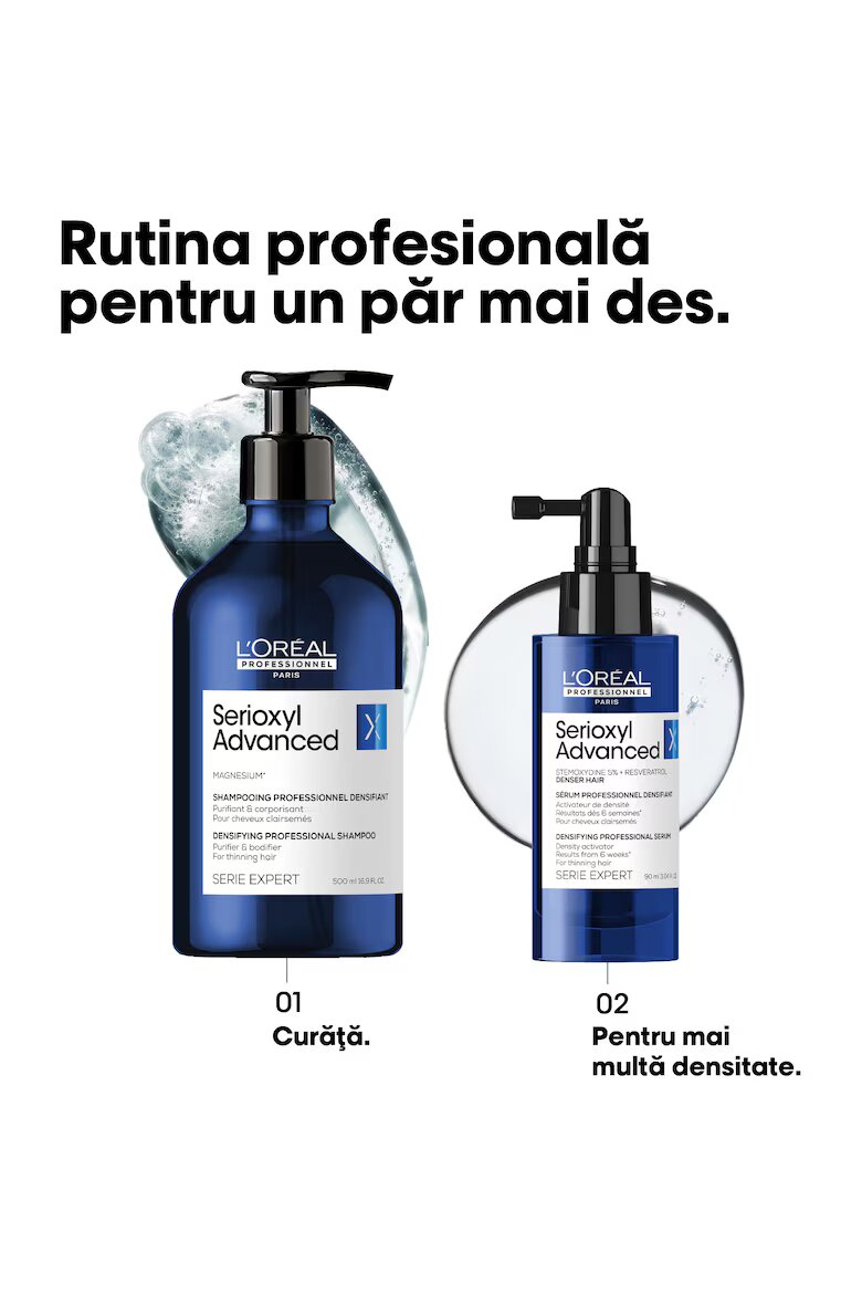 L'Oreal Professionnel Sampon pentru par L'Oréal Professionnel Serie Expert Serioxyl Advanced sampon purificator & pentru mai multa densitate pentru par fin 500ml 500 мл