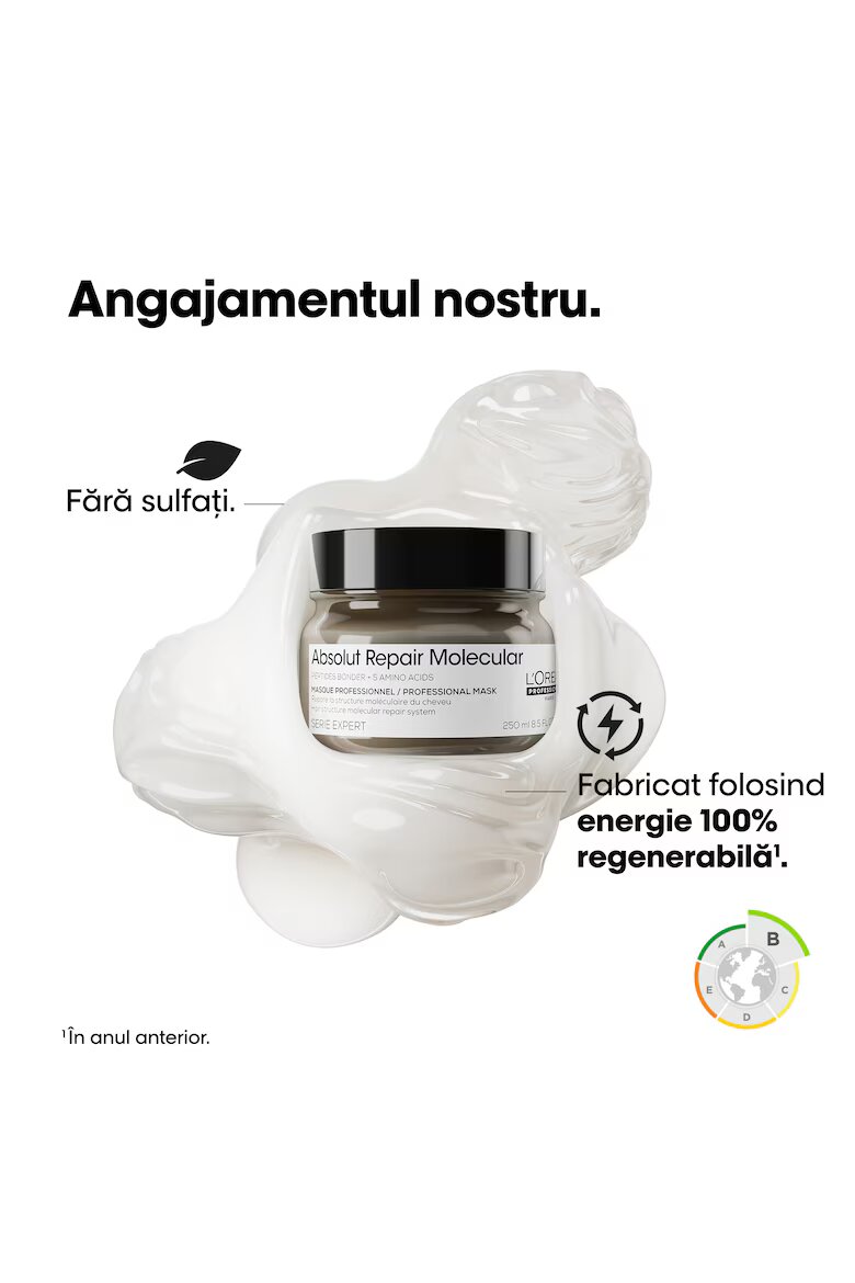 L'Oreal Professionnel Serie Expert Absolut Repair Молекулярна концентрирана маска за увредена коса формулирана с пептидни връзки и 5 аминокиселини 250 мл