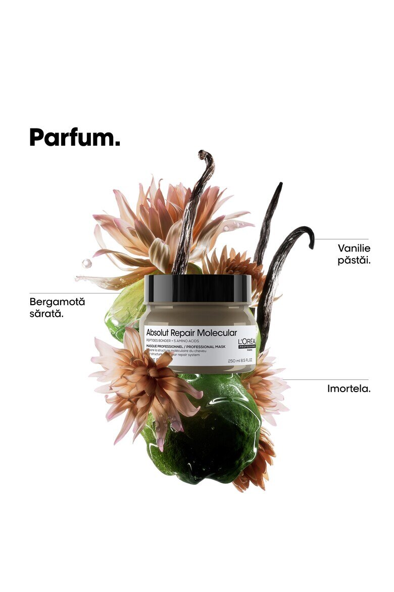 L'Oreal Professionnel Serie Expert Absolut Repair Молекулярна концентрирана маска за увредена коса формулирана с пептидни връзки и 5 аминокиселини 250 мл