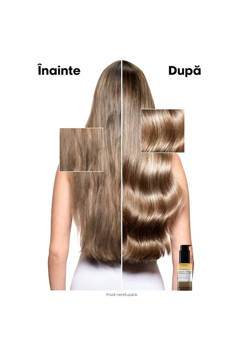 L'Oreal Professionnel Serie Expert Absolut Repair Молекулярно двуфазно масло за коса ефект против накъдряне 3 пъти повече подхранване до 100 часа блясък 2% пептидни връзки и 5 аминокиселини не се изисква изплакване без сулфати 30 мл
