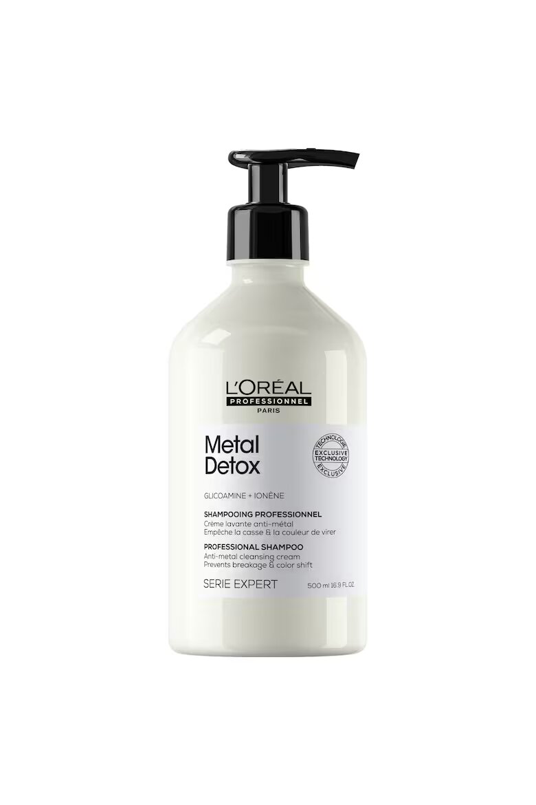L'Oreal Professionnel Шампоанът Serie Expert Metal Detox действа срещу накъсването на косата и поддържа цвета 500 мл