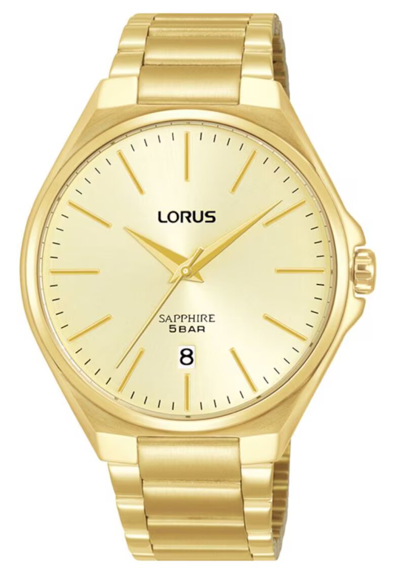 Lorus Мъжки часовник - Инокс - Кварцов - Златист