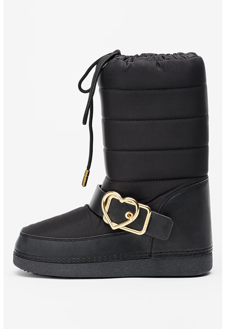 Love Moschino Боти от еко кожа с равна платформа