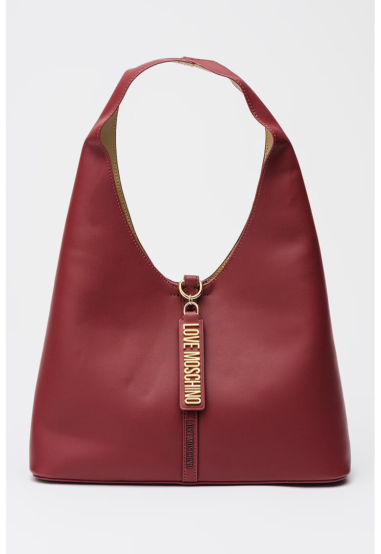 Love Moschino Чанта Хобо от еко кожа с лого