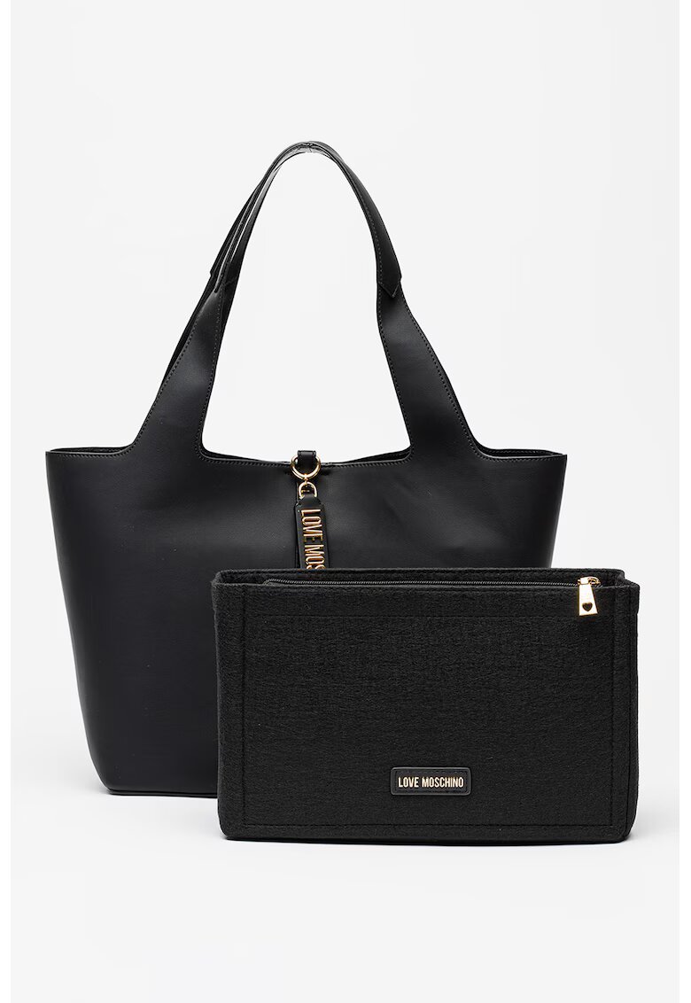 Love Moschino Чанта от еко кожа с несесер