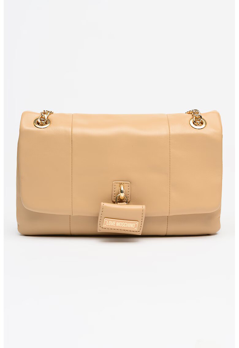 Love Moschino Чанта от еко кожа с презрамка с верижка
