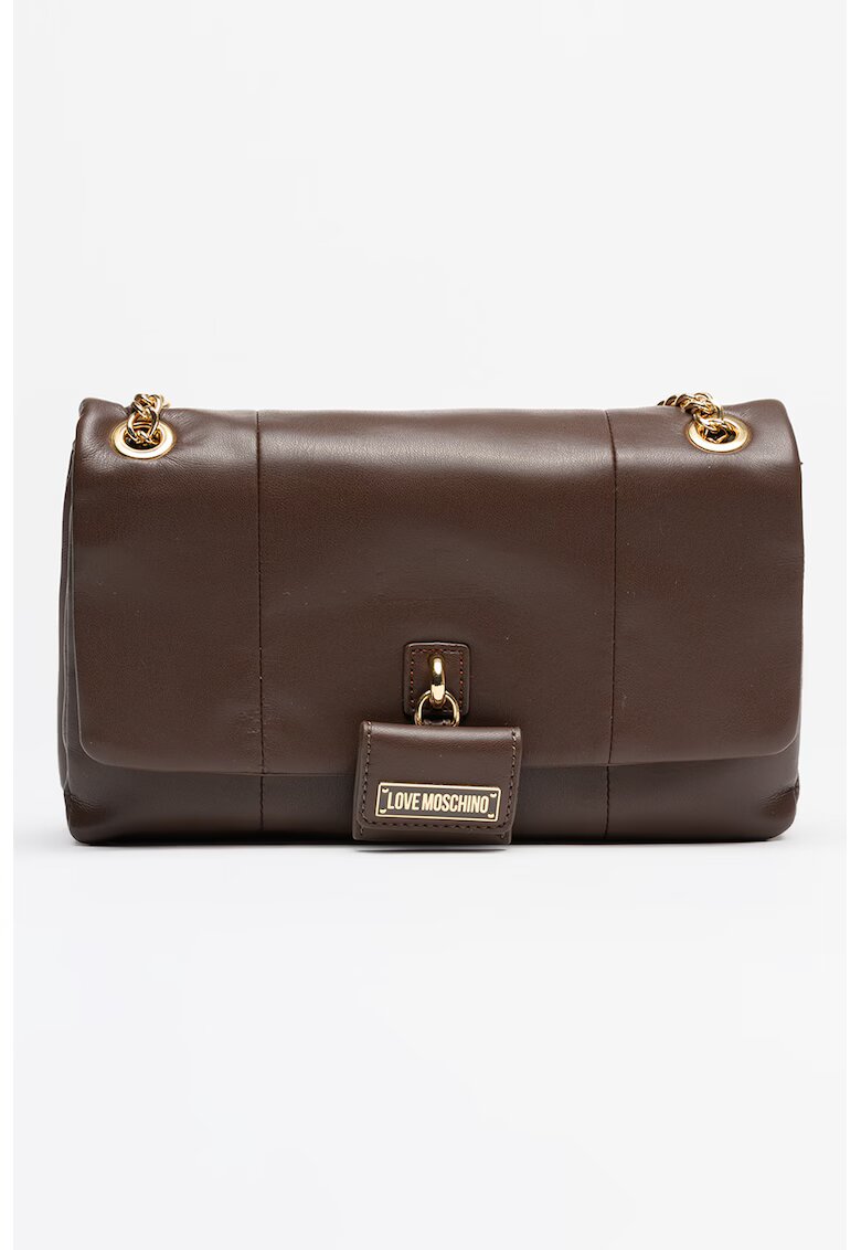 Love Moschino Чанта от еко кожа с презрамка с верижка