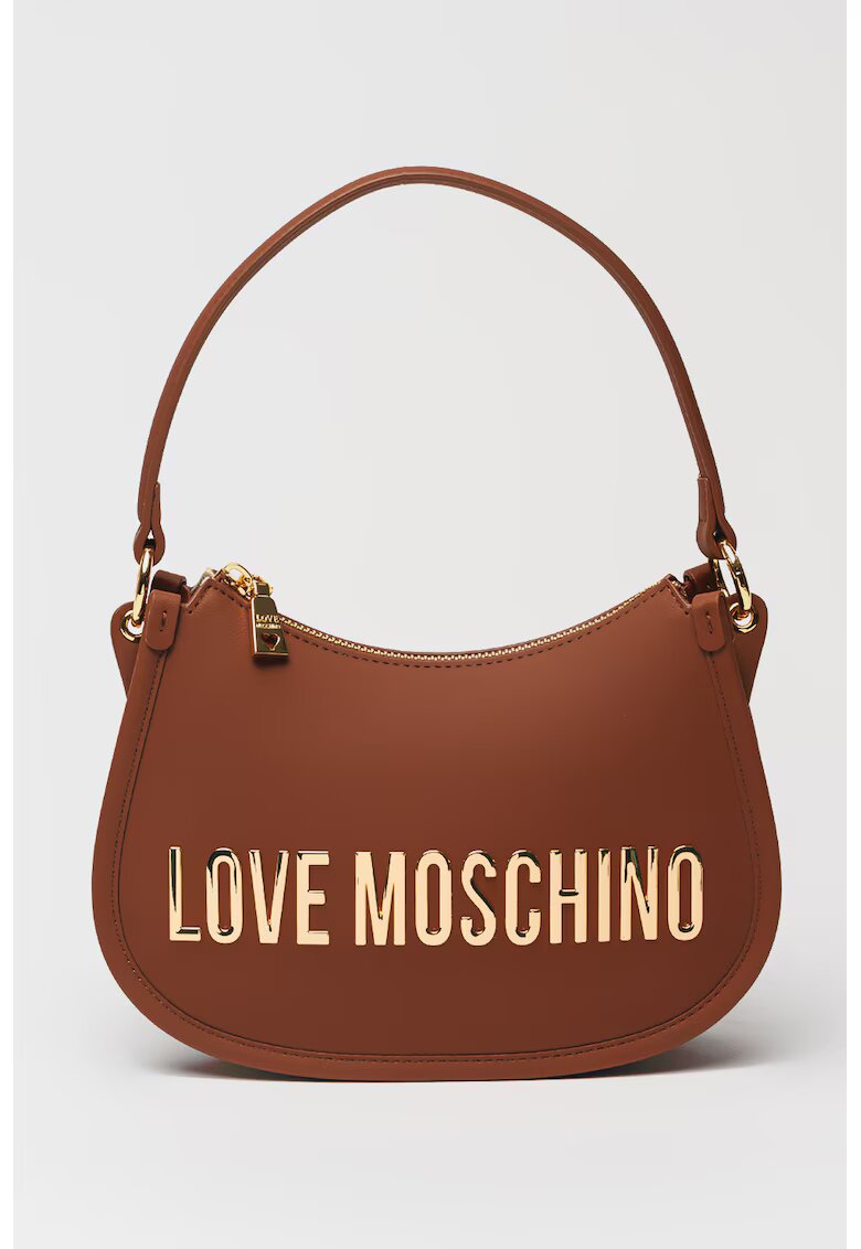 Love Moschino Чанта през рамо от еко кожа с метално лого