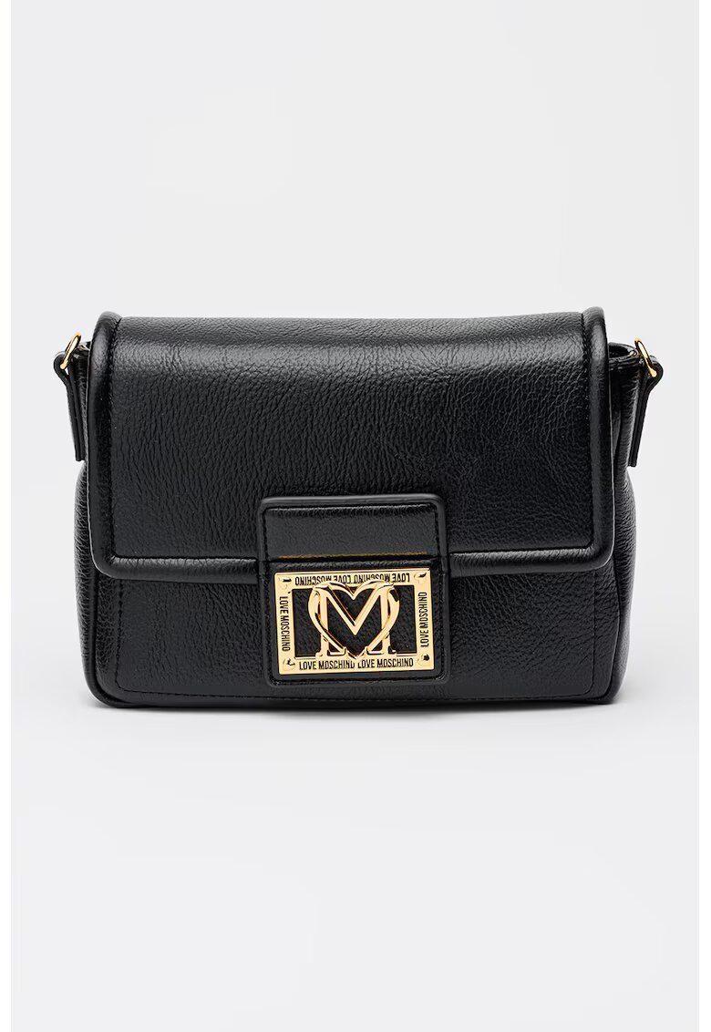 Love Moschino Чанта през рамо от еко кожа с отделяща и регулируема презрамка