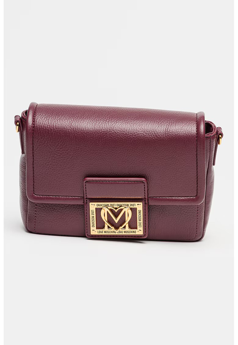 Love Moschino Чанта през рамо от еко кожа с отделяща и регулируема презрамка