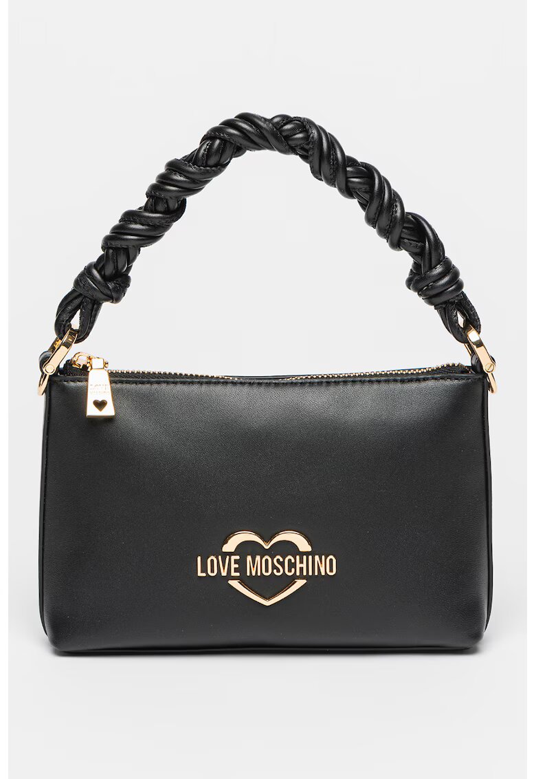 Love Moschino Чанта през рамо с цип и лого