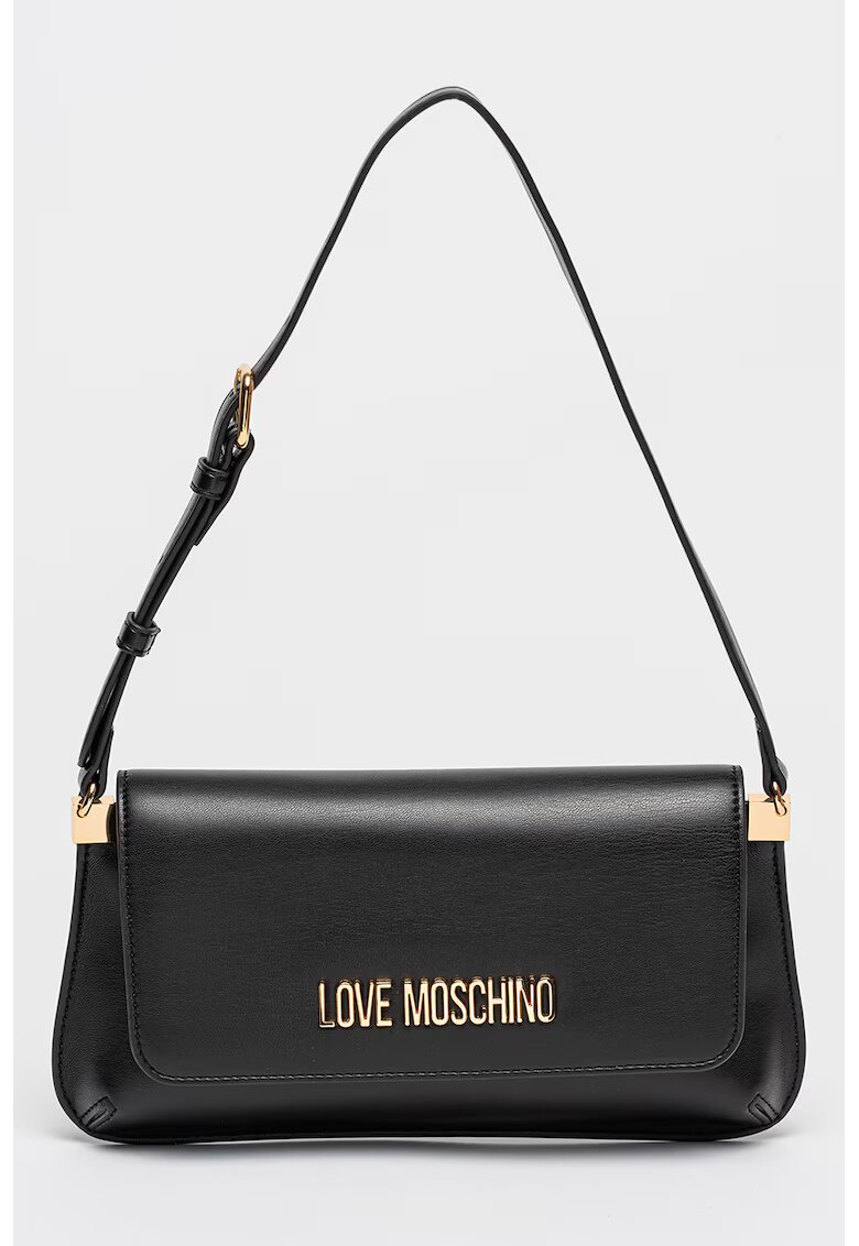 Love Moschino Чанта за рамо от еко кожа - Черен