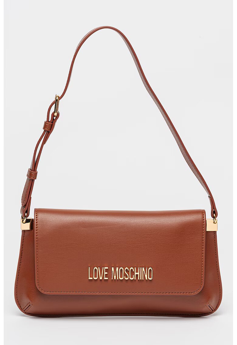 Love Moschino Чанта за рамо от еко кожа - Карамел