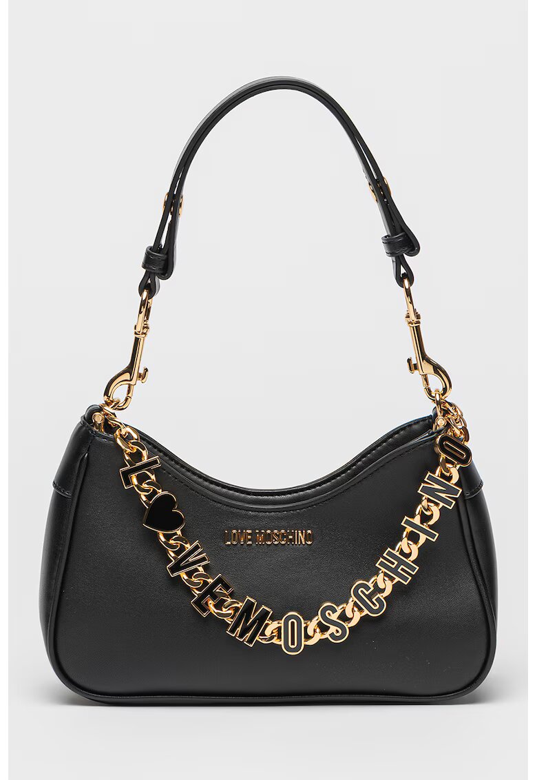 Love Moschino Чанта за рамо от еко кожа с лого