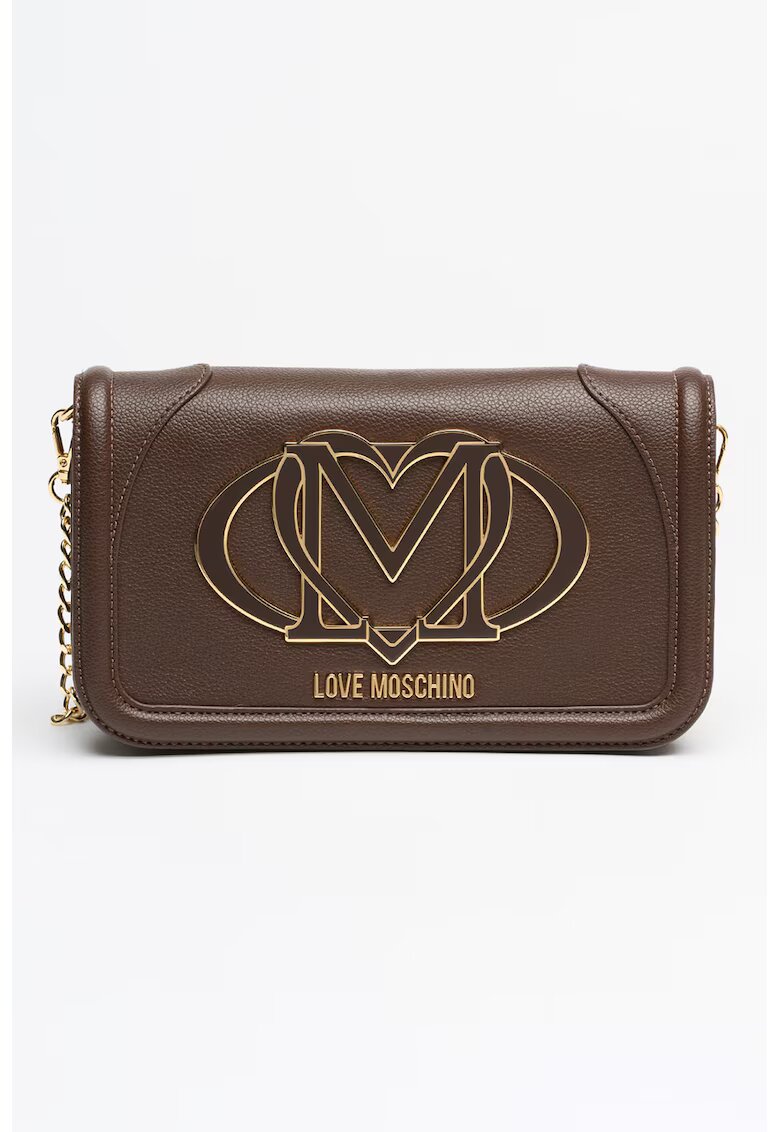Love Moschino Чанта за рамо от еко кожа с презрамка с верижка