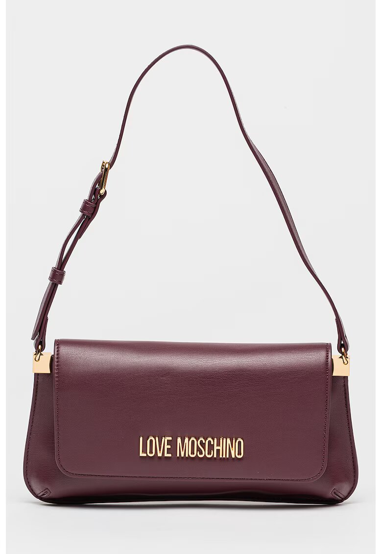 Love Moschino Чанта за рамо от еко кожа - Виолетов
