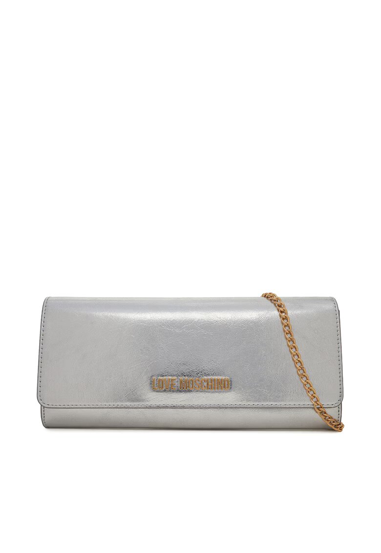 Love Moschino Дамска чанта Argento - екологична кожа