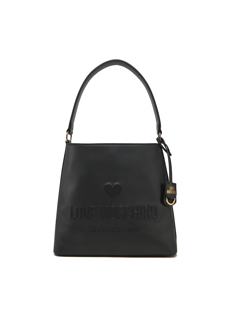 Love Moschino Дамска чанта екологична - черна - модел JC4115PP1ML1000A