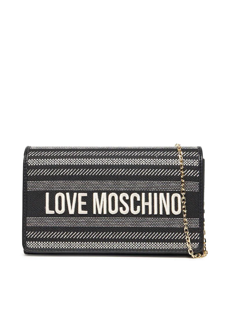 Love Moschino Дамска чанта екологична - черна - модел JC4241PP0MKO100A