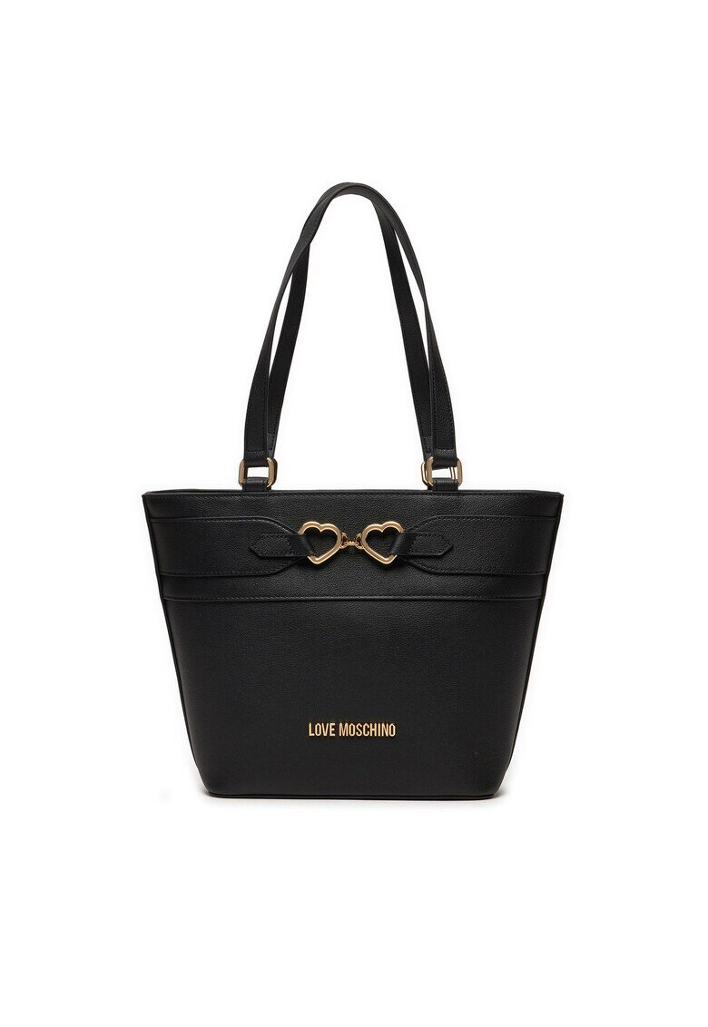 Love Moschino Дамска чанта екологична - черна - модел JC4347PP0IK1100A