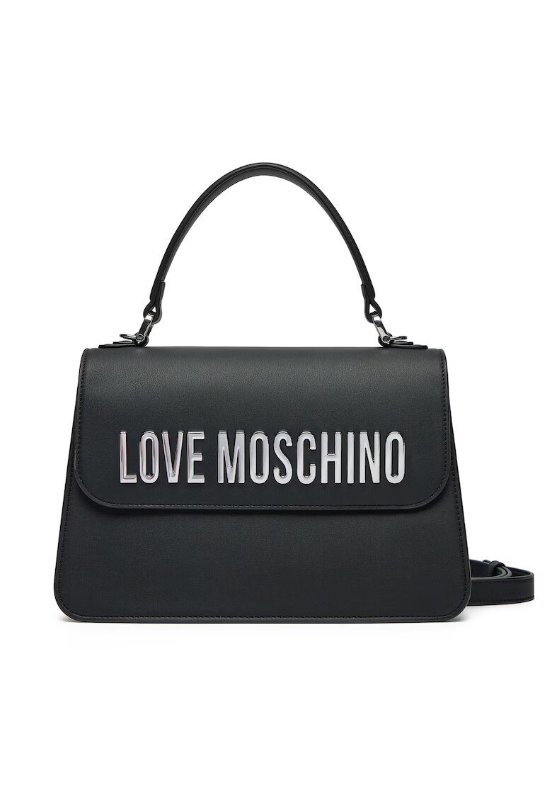 Love Moschino Дамска чанта екологична - черна - неопределени размери