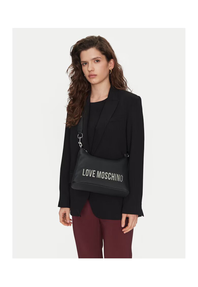 Love Moschino Дамска чанта екологична кожа - черна