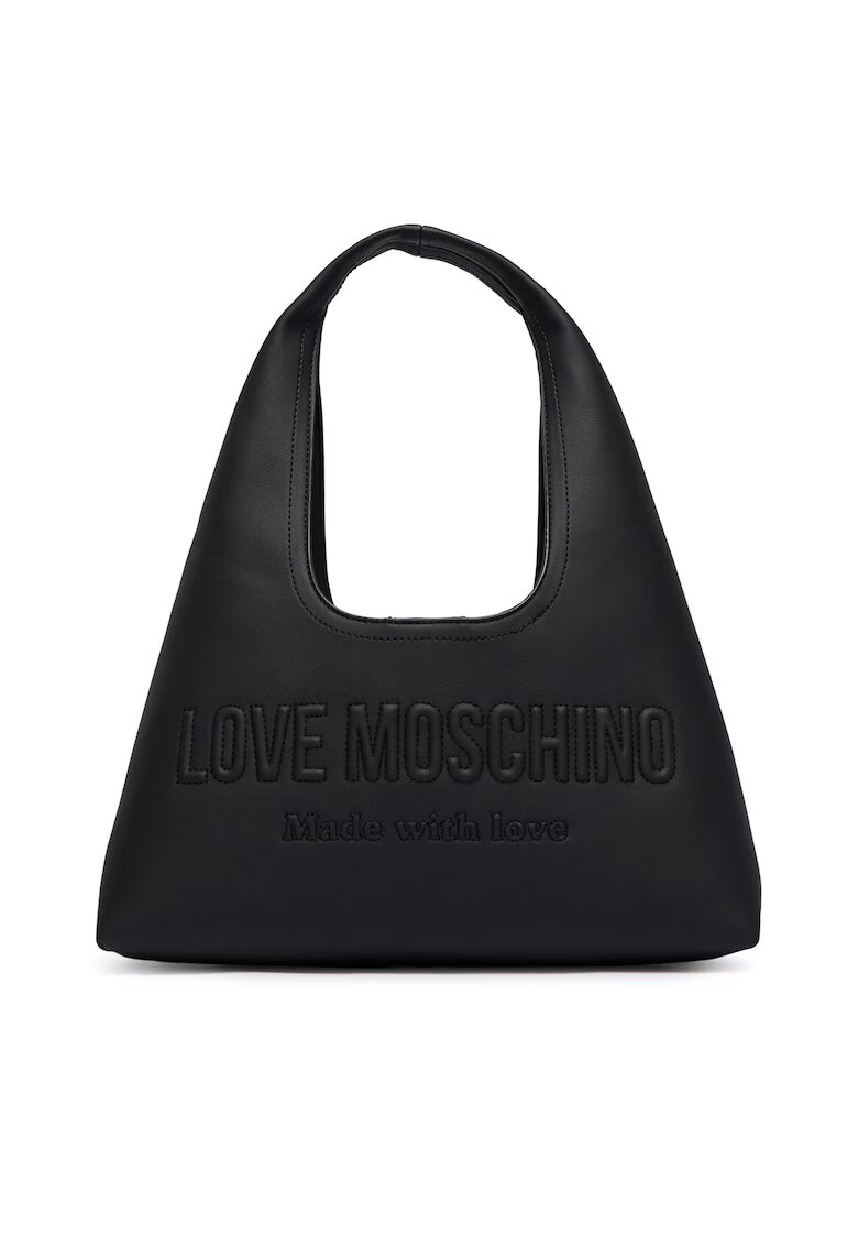 Love Moschino Дамска чанта - екологична кожа - черна - Един размер INTL