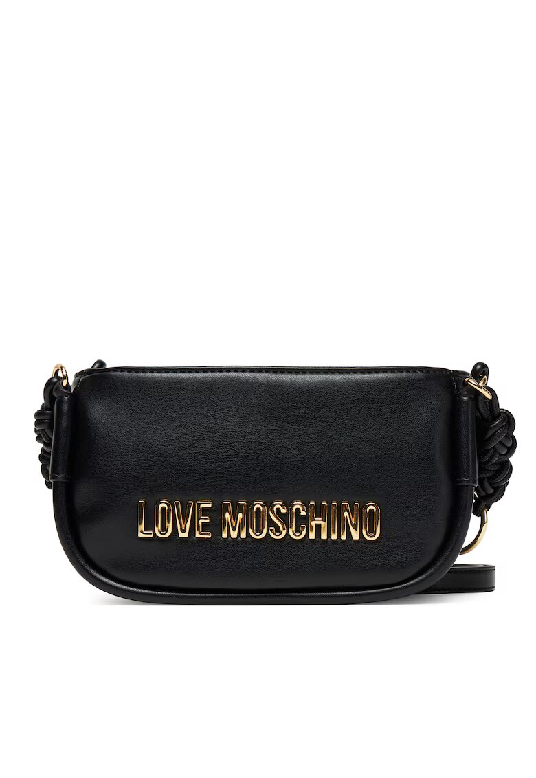 Love Moschino Дамска чанта екологична кожа - черна - модел JC4235PP0MKL0000