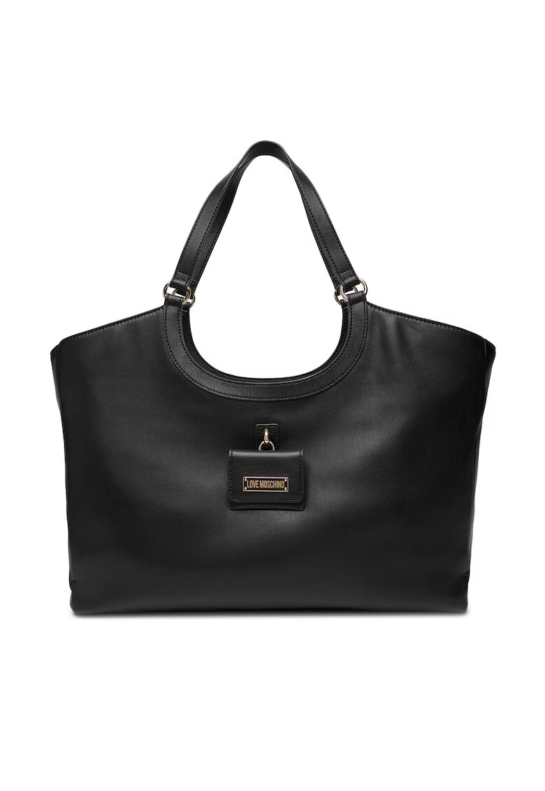 Love Moschino Дамска чанта екологична кожа - черна - модел JC4391PP0NKN0000
