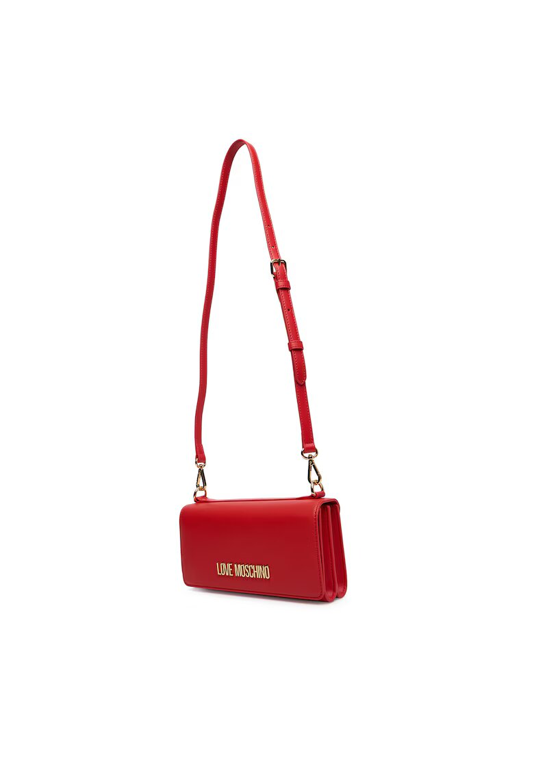 Love Moschino Дамска чанта - екологична кожа - червена - One Size INTL