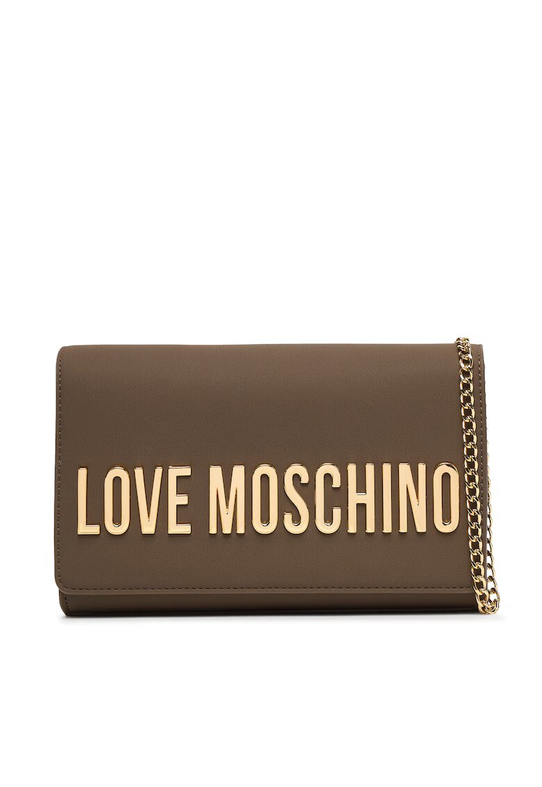 Love Moschino Дамска чанта - екологична кожа - кафява - Един размер INTL